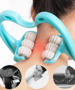 6 Wheel Pressure Point Neck Massager